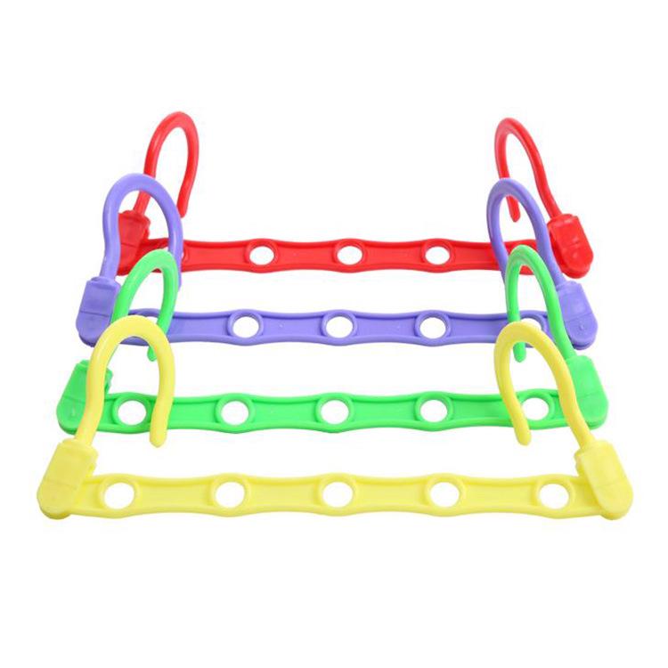 Five-hole Magic Hanger Windbreaker Rack Multi-function Windproof Hanger Five-hole Magic Hanger