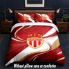 Monaco FC Design Bed Bedding Set 1 Duvet Cover + 2 Pillowcases Soft Breathable Household Bed Linens