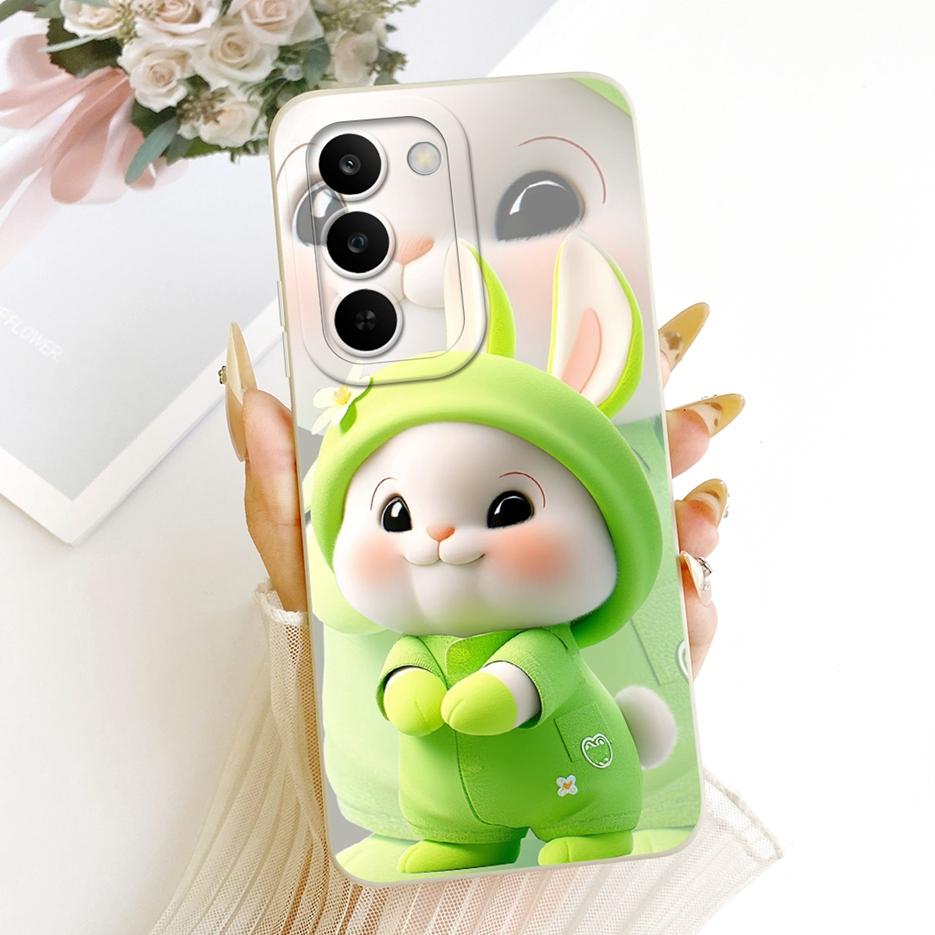 For Realme C83 5G Case Realme P4 Lite 5G RMX5261 Cute Rabbit Cartoon Cover Soft Silicone Case For Realme C100 5G RealmeC83 Shell