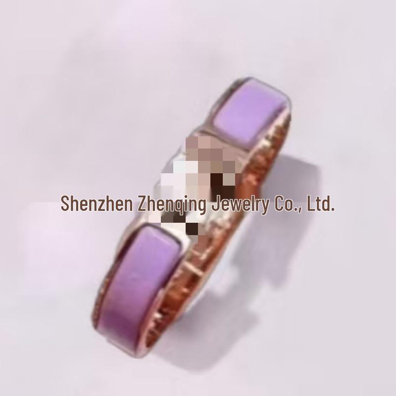 Náramek s písmenem H pozlacený 18k smaltovaný - Klasická móda, Více barev, Ideální pro páry