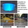 Helmet Visor for MT THUNDER 4 SV STINGER 2 Motorcycle helmet accessories Helmet replacement lenses Windproof and UV-proof