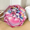 1pc Unicorn Heart Pattern Umbrella Design Automatic Opening and Closing Umbrella, High-quality Travel Umbrella,  c1128133