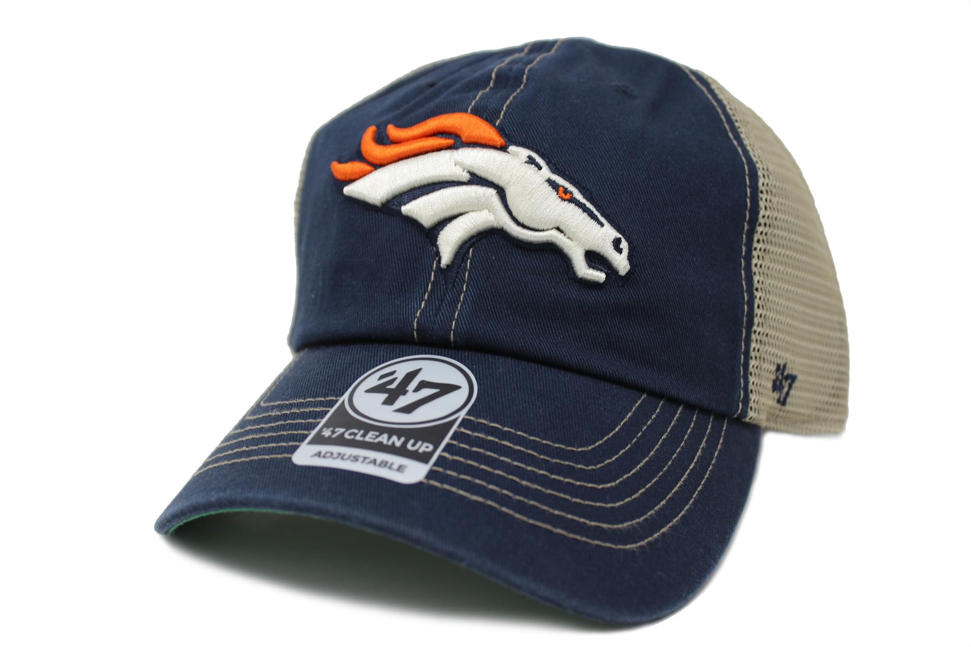 

47 Brand Mesh Cap TRAWLER 47 CLEAN UP NFL Denver Broncos