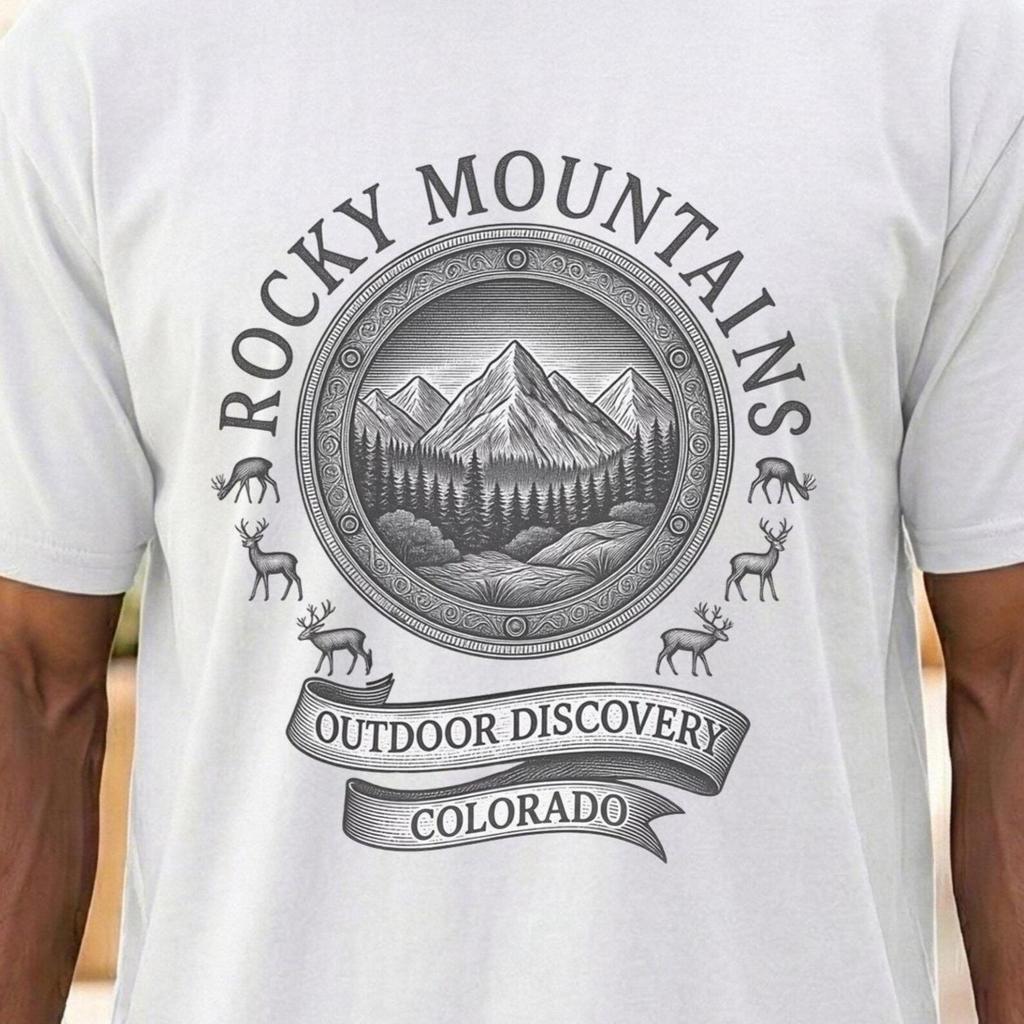 Comfort Colors® Rocky Mountains Shirt, Colorado Hiking Tee, National Park Tshirt, Outdoor Adventure Gift, Camping T-Shirt, Nature Lover Gift