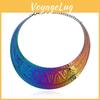 Punk-Stil Metallisches Choker-Halsband Mit Galvanisierter Oberfläche Für Geschenk Und Party