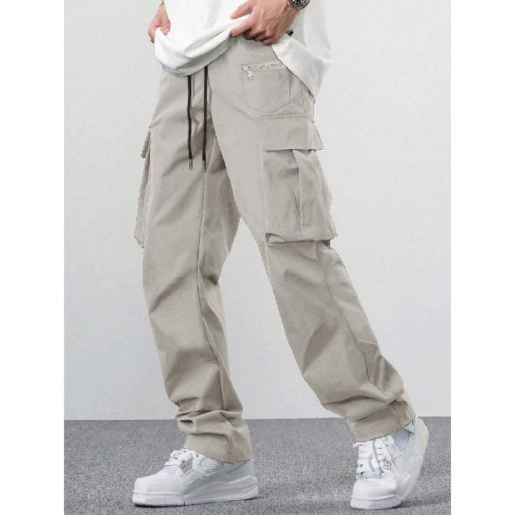 2026 New Loose Multi-Pocket Trousers Men's Casual Versatile Cargo Pants
