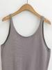 Trendy Women's Sexy Backless Knitted Tank Top - Summer Solid Color Camisole