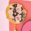 BT21 Cooky K-Bunny Metal Magnet Ver.2 Official Line Friends Collectible