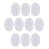 10 Pcs One Handed Gadgets Adhesive Clear One Handed Jar Bottle Lid Opener for Weak Hand