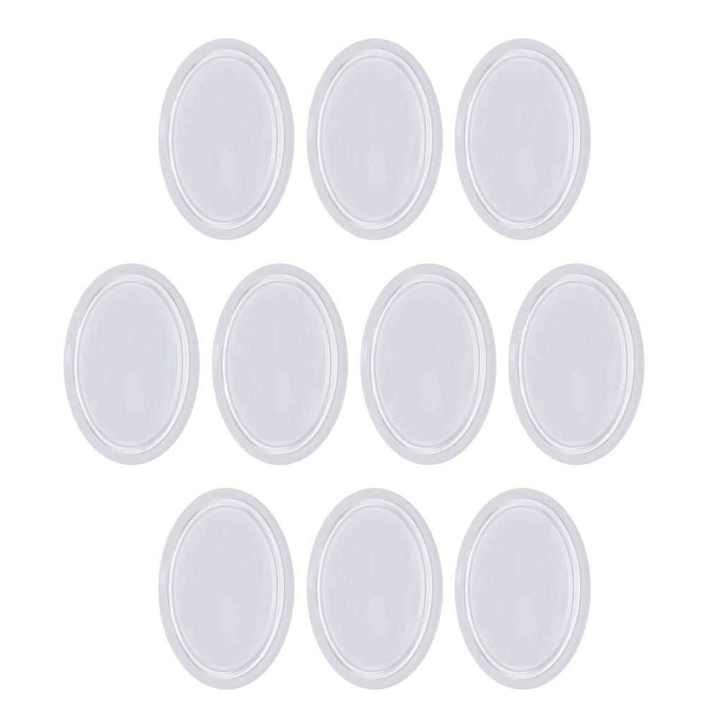 10 Pcs One Handed Gadgets Adhesive Clear One Handed Jar Bottle Lid Opener for Weak Hand