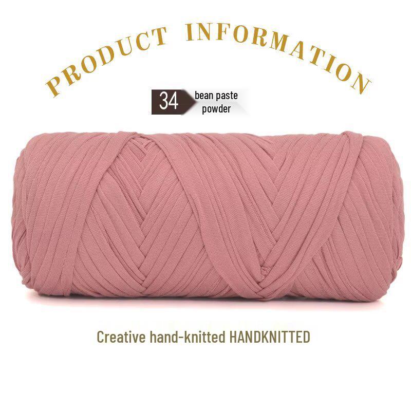 200g High Elastic Cloth Strip Yarn for DIY Weaving: Crochet Blankets, Floor Mats, Storage Baskets & More