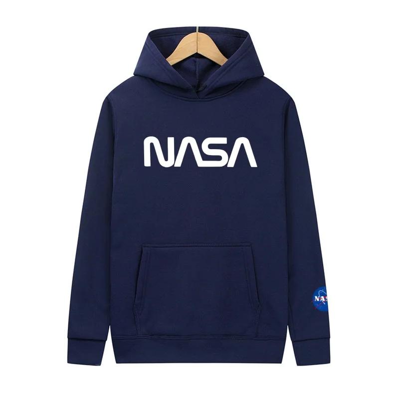 

2025 Hot Sale New Fashion Trend Hoodie NASA monogram printed astronaut hoodie Casual sweatshirt High quality hot sale S