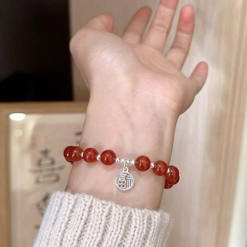 Bracelet Perle Irregulière Forme Spéciale Française Bracelet Femmes Niche Luxe Léger Exquis Doré Demi-Bracelet Bracelet Accessoires