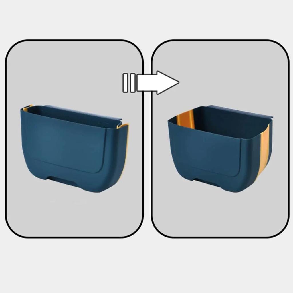 1ks Skládací odpadkové koše Kuchyňský odpadkový koš Skládací odpadkový koš do auta Nástěnný odpadkový koš pro koupelnu WC Kbelík na uskladnění odpadu