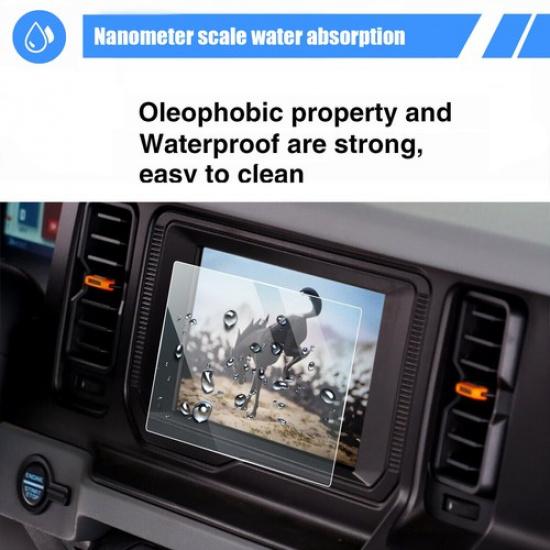 8inch Center Touch Screen Protector Tempered Glass For Ford Bronco 2021-2023