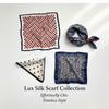 Fashion 45x45CM Silk Scarf Headscarf/hair Wrap Geometric Pattern Neckerchief Printed Minimalist Square Scarf Women Headwear