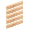 5pcs Disposable Bamboo Comb Stitching Phyllostachys Pubescens Hair Brush for Hotel