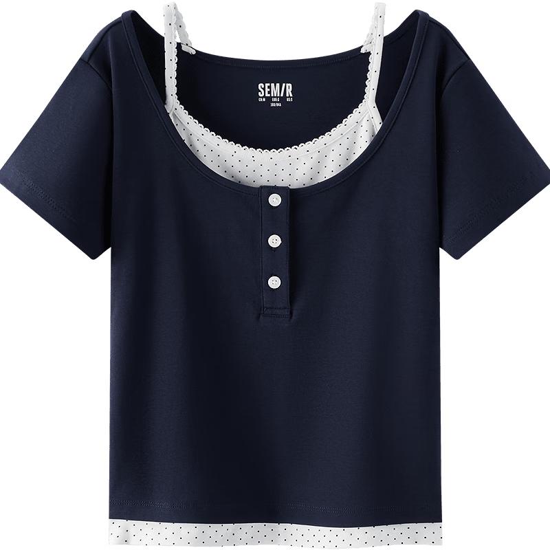 Semir Women's Polka Dot Short Sleeve T-Shirt