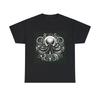 Unisex Adult T Shirt Art Deco Octopus Mind's Kraken Artwork Nautical Sea Black