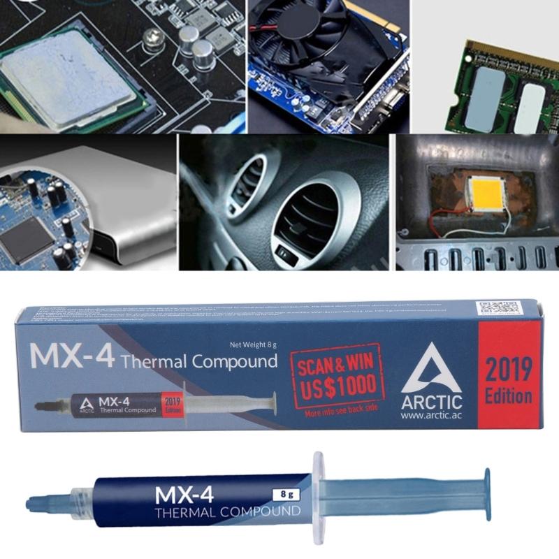 MX4 Thermal Paste Efficient Heat Conductivity Paste 8g For Universal Use In PC And Laptops MX-4