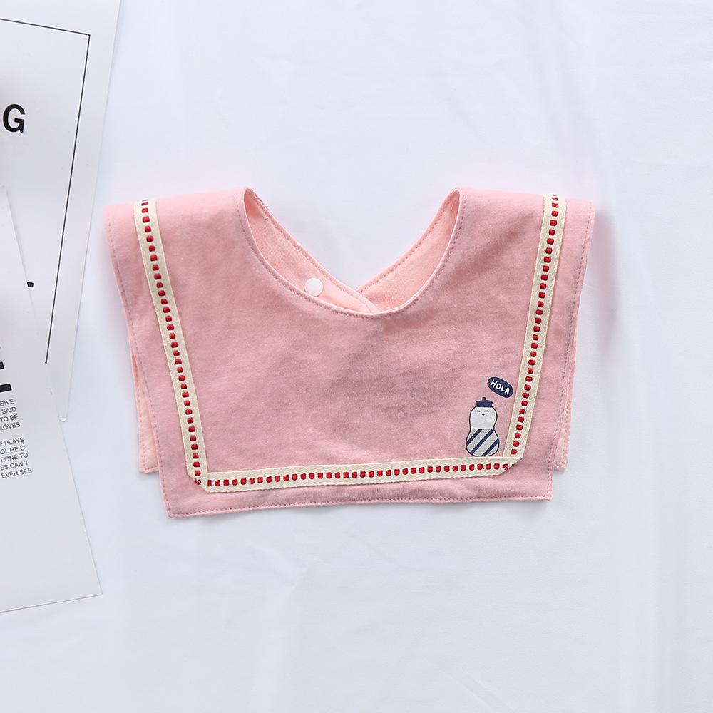 Korean-Style Cartoon Cotton Baby Bib – Waterproof, A-Class Saliva Towel