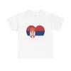 Heart Flag of Serbia - T Shirt