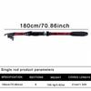 European & American Mini Telescopic Ultra-light Fishing Rod - Short Handle for Sea & Lure Fishing