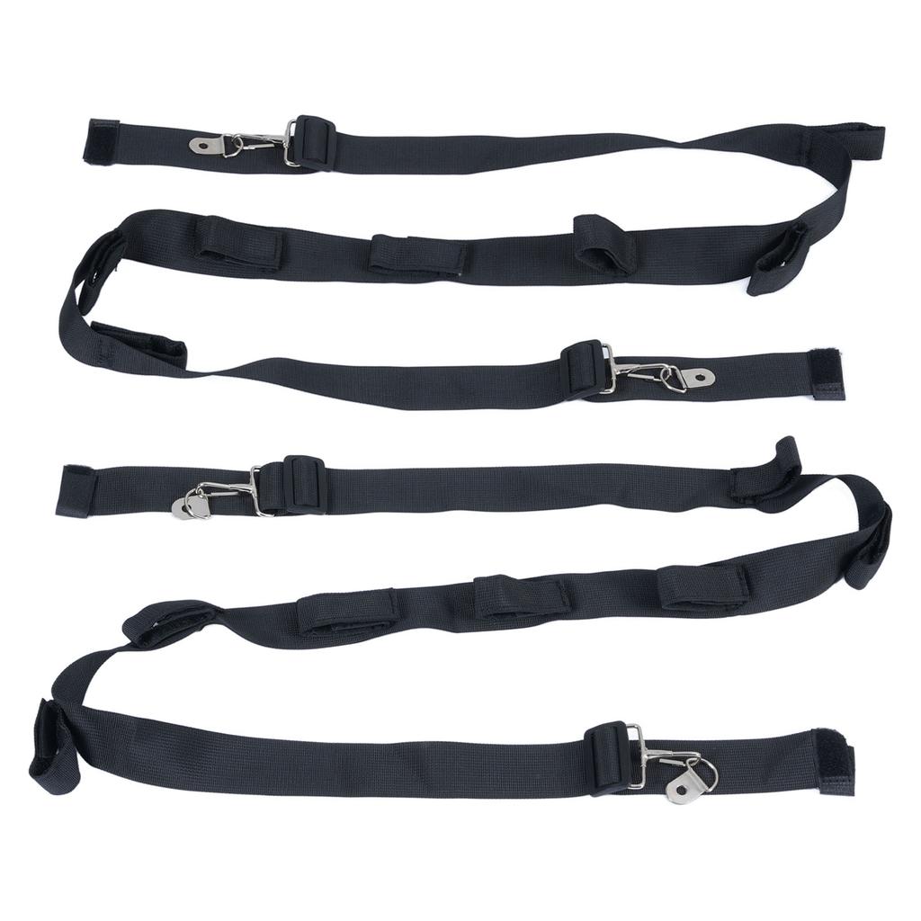 2Pcs Car Fishing Rod Holder Polyester Fishing Pole Rack Strap for SUV MVP RV Minivan