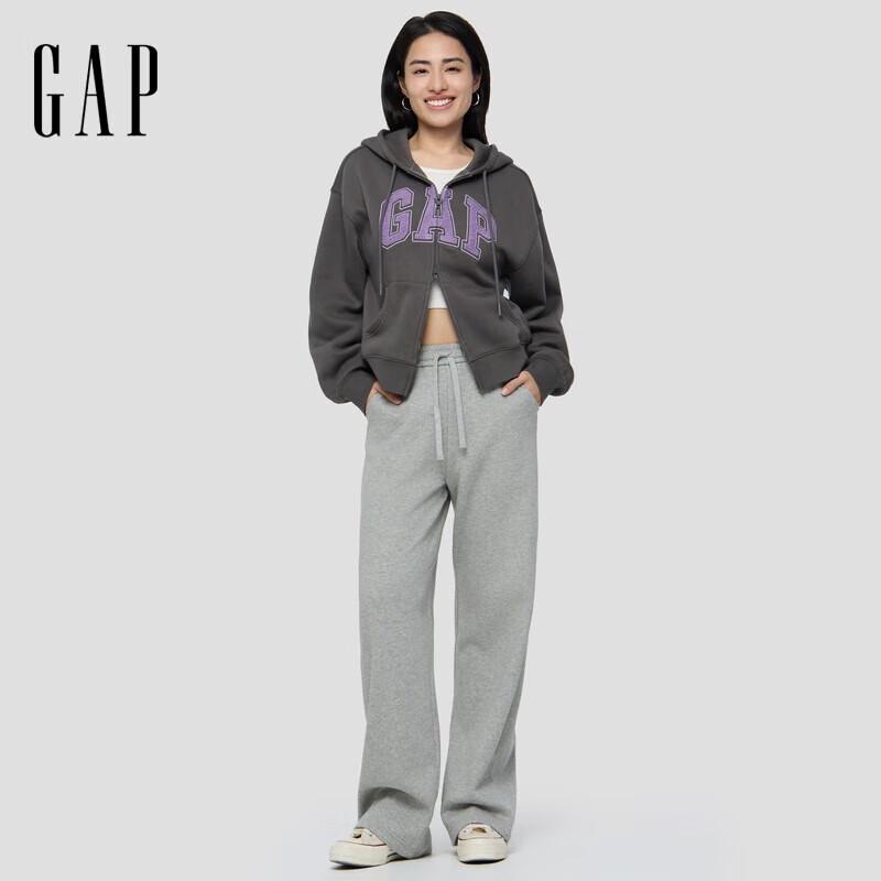 Dámská fleecová mikina s kapucí na zip s logem GAP