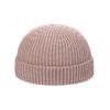 Bonnet  Hat Solid Color Women Skullcap Knitted Brimless Hat Korean Style Beanie Hats Men Docker Cap