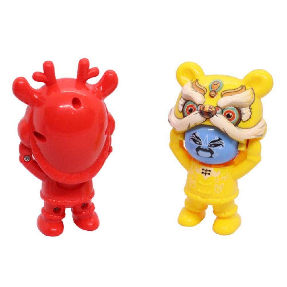 5pcs Face Painting Dolls Lion Dance Face Changing Doll Face Changing Toys  Kids Playing Supplies