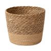 Plant Organizer Flower Pots 3 Size Desktop Indoor Outdoor Planter Woven Seagrass Baskets Decorative for Home Garden Container