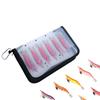 Wooden Shrimp False Bait Iron Tool Box Storage Bag Can Carry The Bait Box Wooden Shrimp Box