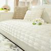 Rabbit Plush New Chinese Style Sofa Cushion Winter Thickened European Style Anti-skid Sofa Cover Cover