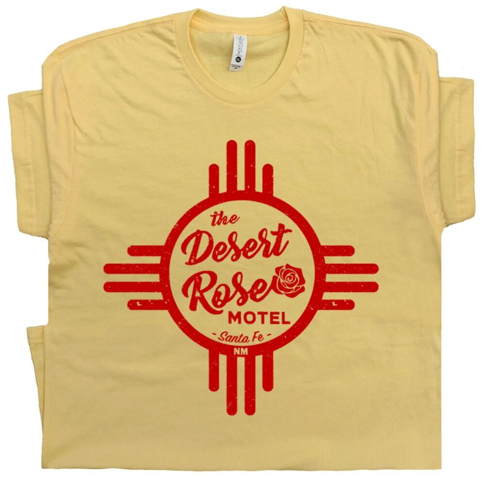

Santa Fe New Mexico T Shirt Flag Desert Rose Vintage Motel Hotel Roswell Graphic 4XL