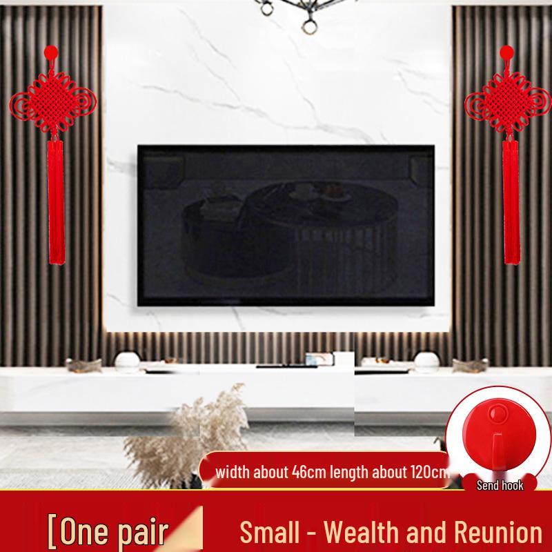 Luxurious Handmade Chinese Knot Pendant for Living Room or Front Door Decor