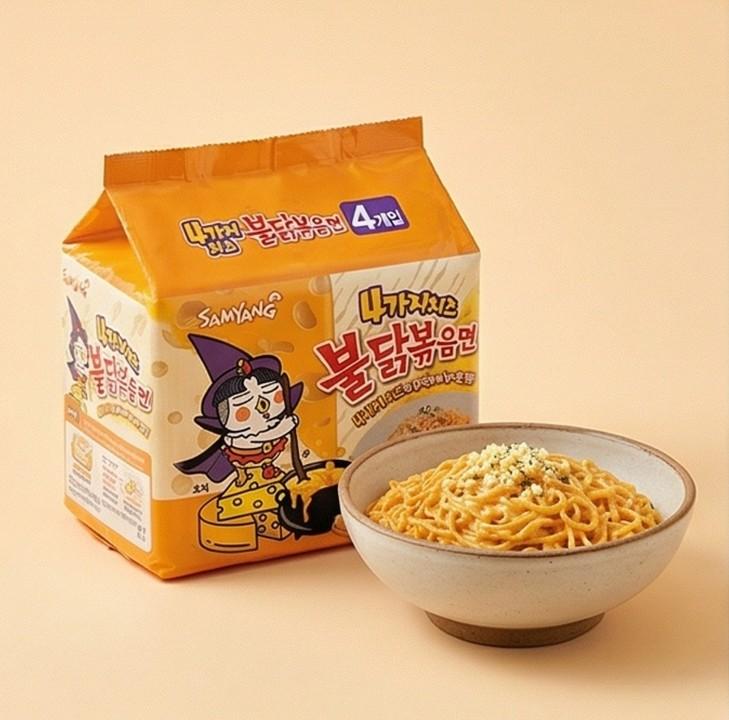 Samyang Buldak Chicken Stir Fried Cheese Ramen Korean Ramen