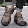 Jesienne buty ze skóry naturalnej Męskie odporne na zużycie buty trekkingowe do aktywności na świeżym powietrzu Casualowe sneakersy Męskie obuwie Buty Męskie Zapatos Hombre