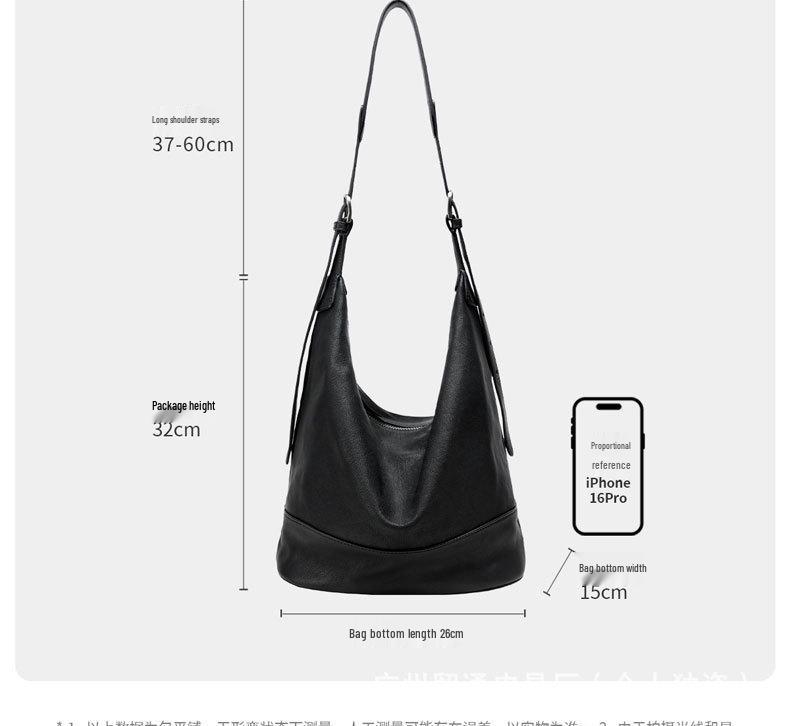 Qiu Zhen Large Capacity Fashion Tote & Crossbody Bucket Bag for Women