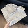European and American style scarf square scarf imitation silk 71cm retro cashew print literary headband suit with decorative scarf