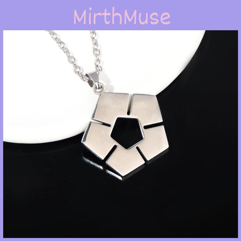 Bluelock Anime Pendant Necklace Stainless Steel Cartoon Football Chain For Men And Women