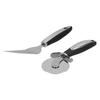 2-teiliges Set Pizza Schneider Spatel Edelstahl Pizza Spatel Schaufel mit rutschfestem Griff