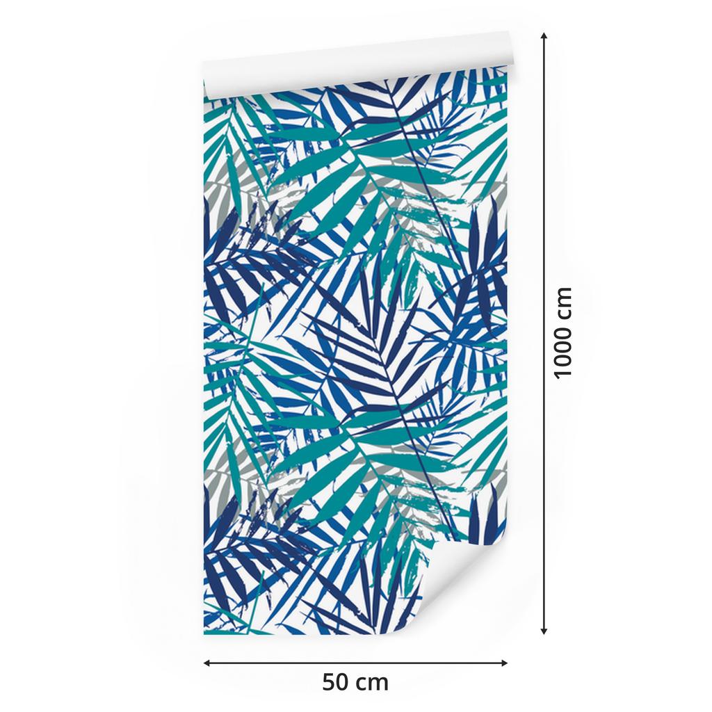 Palm Leaves Wallpaper for Living Room and Bedroom 50x1000