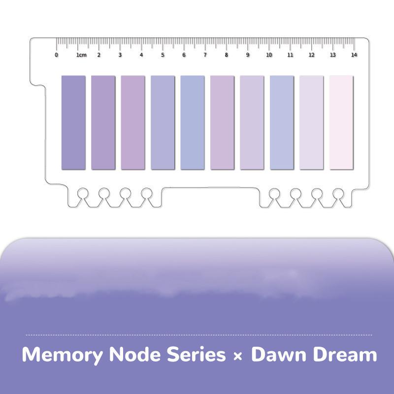 200piece/set Aesthetic Chinese Sticky Note for Student Retro Cloud Bamboo Series Scrapbooking Memo Pad Stationery School Note