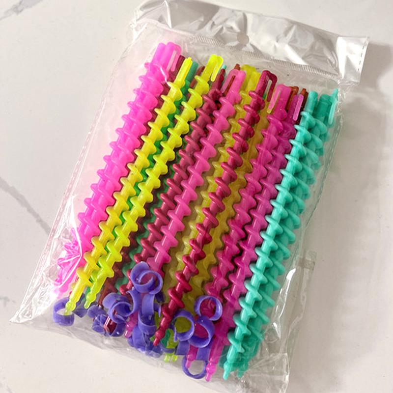 Plastic Spiral Perm Stick Heatless Hair Curler Women Curly Hair Rollers Cold Wool Perm Perm Bar Barber Hair Styling Tool