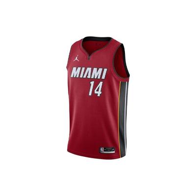 Miami Heat Tyler Herro Edición Fan Camiseta de Baloncesto sin Mangas con Cuello en V para Hombre Rojo CV9483-608