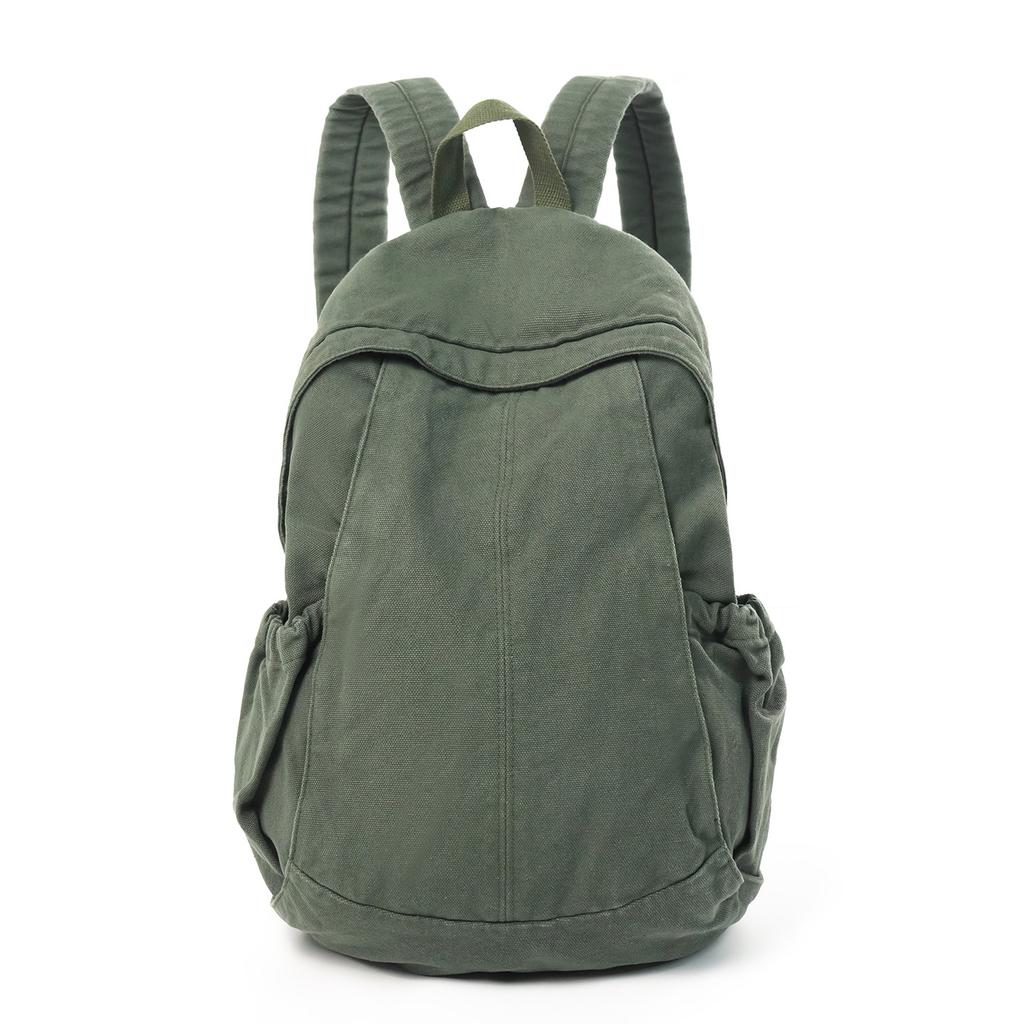 Spring Canvas Backpack Women's Leisure Large-capacity Travel Bag College Sports Schoolbag Men