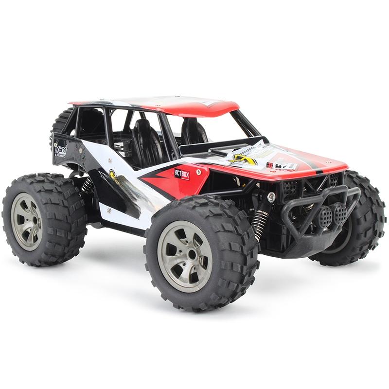 

3 цвета 1:18 55 КМ/Ч 2,4 ГГц Машина на радиоуправлении RC Электрический Монстр-трак Внедорожник Новый красный