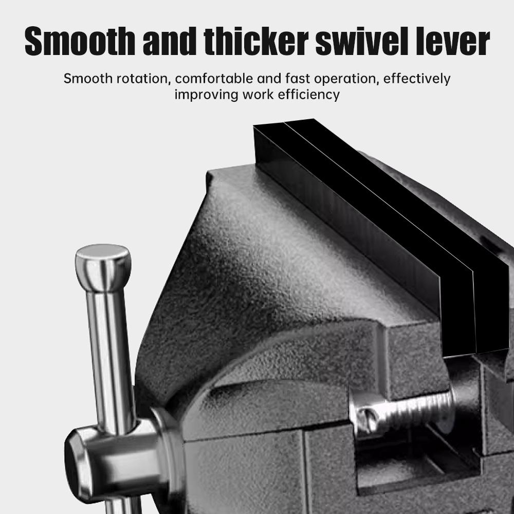 35mm/50mm Multipurpose Mini Bench Dual-Purpose Table Clamp-on Vise With 360 Degrees Swivel Base for Woodworking DIY Workbench