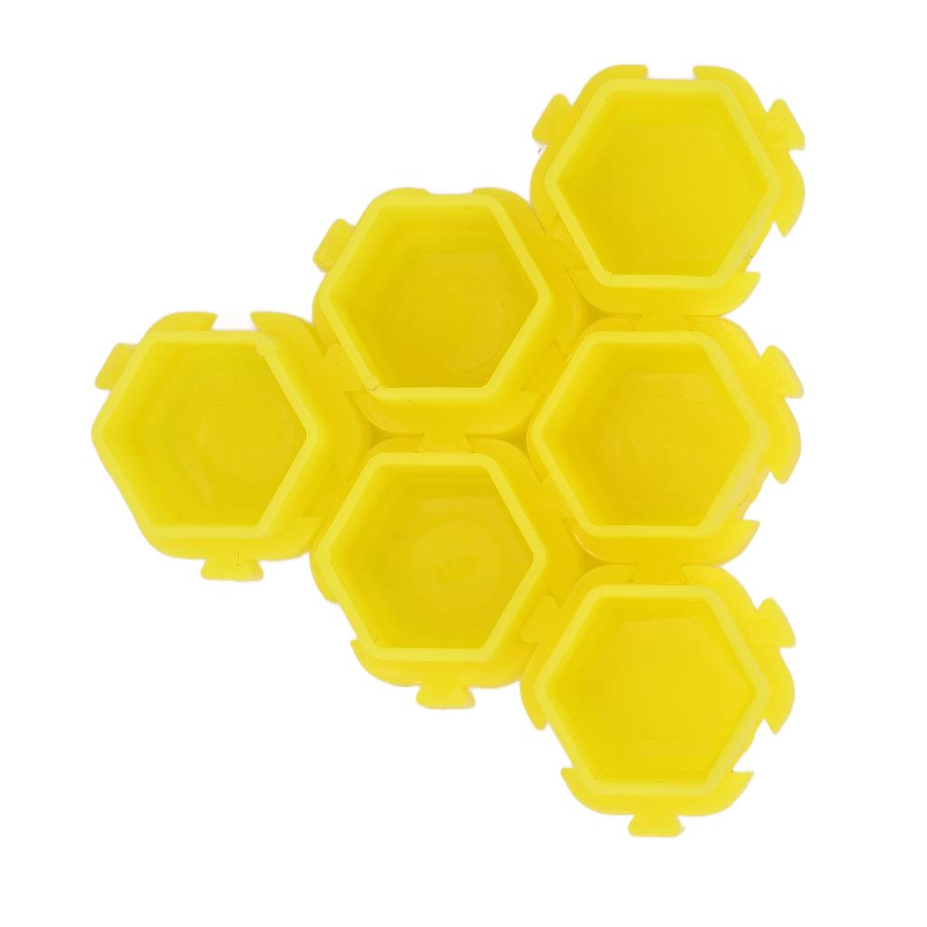 200PCS Color Tattoo Ink Cups Beehive Shape Pigment Holder Container Spliceable Cups for Tattoo Makeup